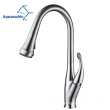 Aquacubic North America Water Saver Pull Down Kitchen Sink Faucet